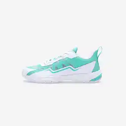 Decathlon Badmintonschoenen voor dames BS Lite 560 turquoise wit aanbieding