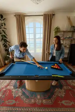 Decathlon Biljarttafel van de nieuwe generatie – Compact, elegant, klaar in 1 minuut aanbieding