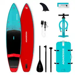 Decathlon Pakket Opblaasbare Stand Up Paddle Tempo Fusion (11'6x 31 x 6) aanbieding