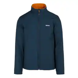 Decathlon Heren Cera V Wind Resistant Soft Shell Jas (Marine/Vos Marl) aanbieding
