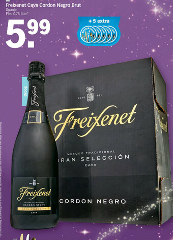 Albert Heijn Freixenet Cava Cordon Negro Brut aanbieding
