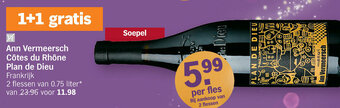 Albert Heijn Ann Vermeersch Cotes du Rhone Plan de Dieu aanbieding
