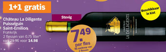 Albert Heijn Chateau La Diligente Puisseguin Saint-Emilion aanbieding