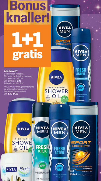 Albert Heijn Alle Nivea aanbieding