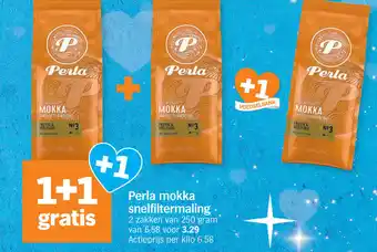 Perla mokka snelfitermaling 250g
