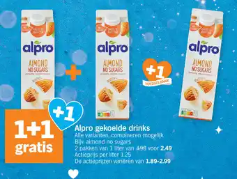 Albert Heijn Alpro gekoelde drinks aanbieding