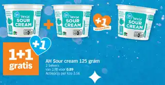 Albert Heijn Sour cream 125g aanbieding