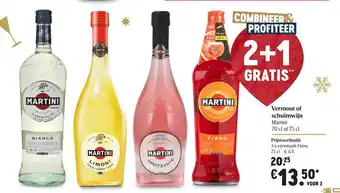 Delhaize Vermout of schuimwijn 75cl aanbieding