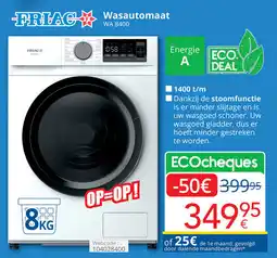 Eldi Friac Wasautomaat WA 8400 aanbieding