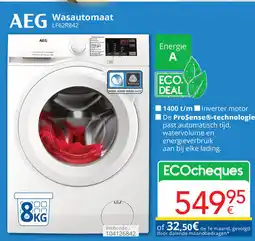Eldi AEG Wasautomaat LF62R842 aanbieding