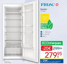 Eldi Friac Koeler CO2904 aanbieding