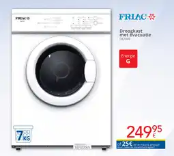 Eldi Friac Droogkast met evacuatie DK7005 aanbieding