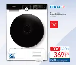 Eldi Friac Droogkast met condensatie DKC0086E aanbieding
