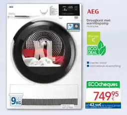 Eldi AEG Droogkast met warmtepomp TR79CG34B aanbieding