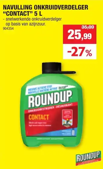 Hubo Navulling onkruidverdelger contact aanbieding