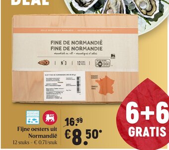 Fijne oesters uit Normandie