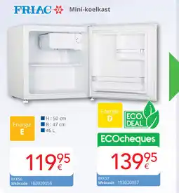 Eldi Friac mini-koelkast aanbieding