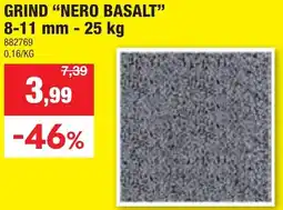 Hubo Grind nero basalt aanbieding