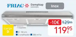 Eldi Friac Dampkap DK00901IX aanbieding