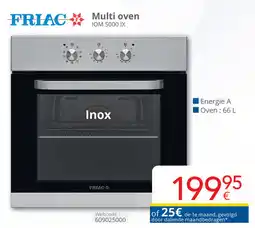 Eldi Friac Multi oven IOM 5000 IX aanbieding