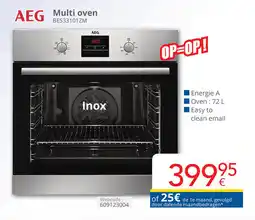 Eldi AEG Multi oven BES33101ZM aanbieding