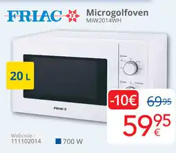 Eldi Friac Microgolfoven MIW2014WH aanbieding