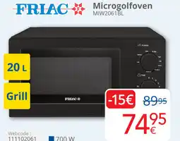 Eldi Friac Microgolfoven MIW2061BL aanbieding