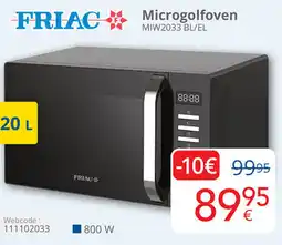 Eldi Friac Microgolfoven MIW2033 BL/EL aanbieding