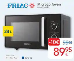 Eldi Friac Microgolfoven MIW2302BL aanbieding