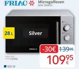 Eldi Friac Microgolfoven MIW 2806SG aanbieding