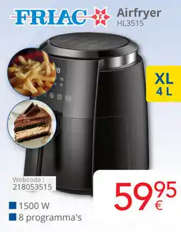 Eldi Friac Airfryer HL3515 aanbieding