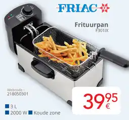 Eldi Friac Frituurpan F301IX aanbieding