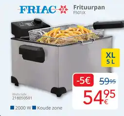 Eldi Friac Frituurpan F501IX aanbieding