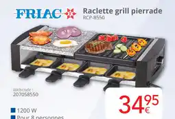 Eldi Friac raclette grill pierrade RCP-8550 aanbieding