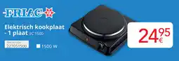 Eldi Friac Elektrisch kookplaat 1 plaat EC 1500 aanbieding