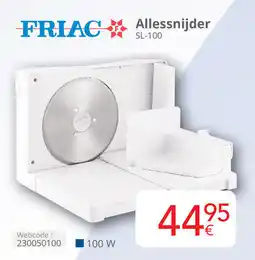 Eldi Friac allessnijder SL-100 aanbieding