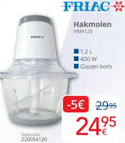 Eldi Friac Hakmolen HM4120 aanbieding