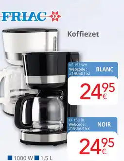 Eldi Friac Koffiezet aanbieding