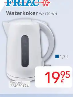 Eldi Friac Waterkoker WK 170 WH aanbieding