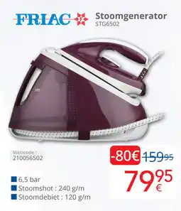 Eldi Friac stoomgenerator STG6502 aanbieding