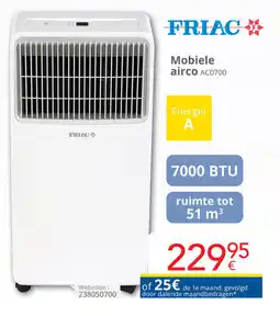 Eldi Friac Mobiele airco AC0700 aanbieding