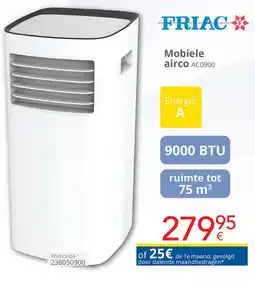 Eldi Friac Mobiele airco AC0900 aanbieding
