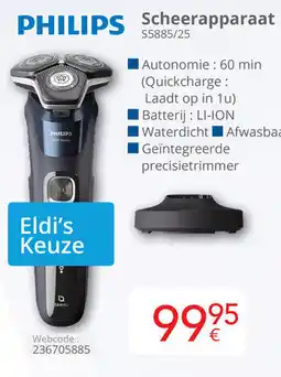 Eldi Philips Scheerapparaat S5885/25 aanbieding