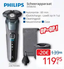 Eldi Philips Scheerapparaat S5586/66 aanbieding