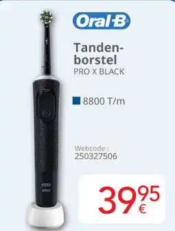 Eldi Oral B Tandenborstel PRO X BLACK aanbieding