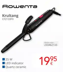 Eldi Rowenta Krultang CF2133F0 aanbieding