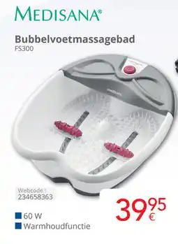 Eldi Medisina Bubbelvoetmassagebad FS300 aanbieding