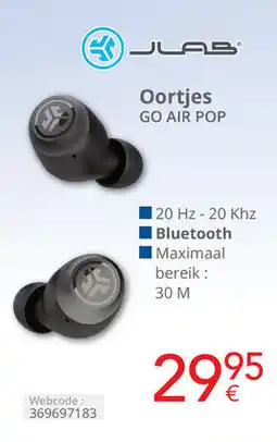 Eldi JLab Oortjes GO AIR POP aanbieding