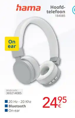 Eldi hama Hoofdtelefoon 184085 aanbieding