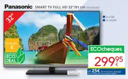 Eldi Panasonic smart tv full HD 32"/81 cm TB32S45AEZ aanbieding